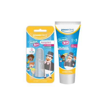 Imagem de Kit Escova De Dentes Massageadora + Gel Dental Mundo Bita