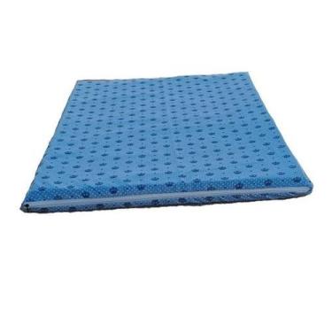 Imagem de colchonete pet 60x80cm colchão cachorro grande+ capa de tecido tipo fr