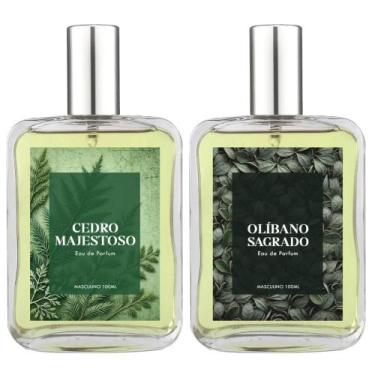 Imagem de Kit Perfume Masc. Cedro Majestoso E Olíbano Sagrado 100Ml - Essência D