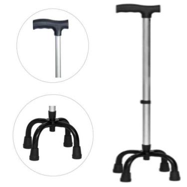 Imagem de Bengala Ortopédica 4 Pontas de Alumínio - Indaiá - A.R Variedades Mt