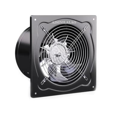 Imagem de Ventilador de ventilação de garagem de metal com baixo ruído, 4 polegadas/6 polegadas/7 polegadas/8 polegadas, exaustor de parede para cozinha e banheiro, exaustor de ventilação,6 inch