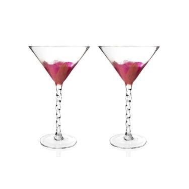 Imagem de Jogo De Taças Copa E Cia 2 Peças Aquarelle Pink - Drink 270 Ml