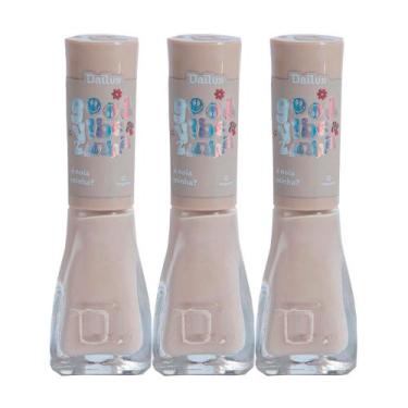 Imagem de Kit 3 Esmalte Dailus Good Vibezinha É Noia Minha 8ml