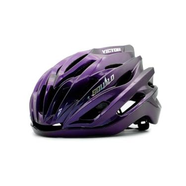 Imagem de SQUALO Capacete de bicicleta Victor para homens e mulheres, capacete de bicicleta com mostrador de ajuste, unissex, adultos, capacete de ciclismo para motociclista de estrada de montanha, leve