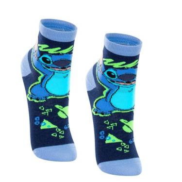 Imagem de Meia  infantil lupo original personagem little stitch, 24 AO 29, STITC