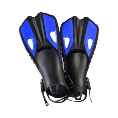 Imagem de Barbatanas de Snorkel Ajustáveis de Silicone - Nadadeiras para Salto A