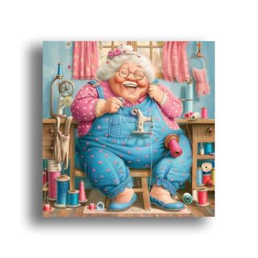 Imagem de Zariocy Kits de arte de diamante 5D para adultos idosas, arte de pintura de diamante faça você mesmo, alfaiate feminino, broca completa, cristal, bordado, pinturas, artesanato, artesanato para