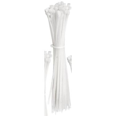 Imagem de Abraçadeira Nylon Enforca Gato 3,6X250Mm Branco Com 500 Un