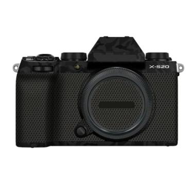 Imagem de X-S20 Película para câmera adesivo antiarranhões película protetora de vinil película protetora do corpo revestimento decalques capa para FujiFilm X-S20 XS20 (camuflagem sombra preta)
