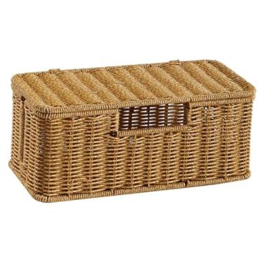 Imagem de Fenteer Caixa de gerenciamento de cabos Caixa de filtro de linha Organização à prova de poeira Armazenamento de fios Cabos retangulares Organizador de fios