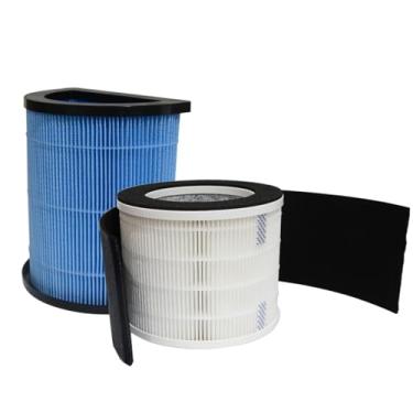 Imagem de PUREBURG Conjunto de filtros de substituição compatível com Homedics AP-H400 2 em 1 umidificador de névoa fria e purificador de ar, H13 HEPA e umidificador e pré-filtros de ar limpo, odor de VOCs