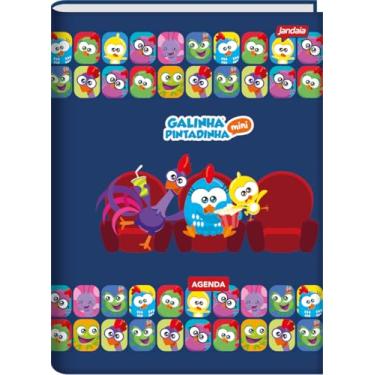 Imagem de Jandaia - Agenda Permanente Escolar 134X200mm CD 192Pgs Galinha Pintadinha Sofá FSC