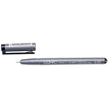 Imagem de COPIC Caneta MULTILINER Ponta 0.03, Caixa com 12 unidades