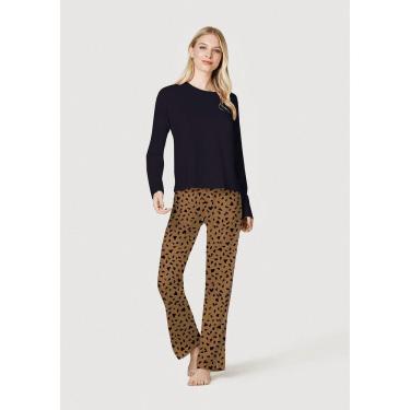 Imagem de Pijama Longo Feminino Estampado