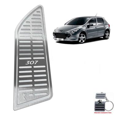 Imagem de Descanso De Pé Peugeot 307 2001 Até 2012 Aço Inox