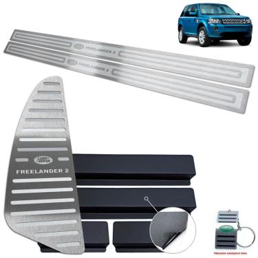 Imagem de Descanso Soleira Land Rover Freelander 2 Prata Alto Relevo