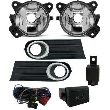 Imagem de Farol de milha gol g5 2009 a 2013 kit completo