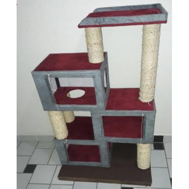 Imagem de Arranhador de 4 andares - Pets Arts Brasil