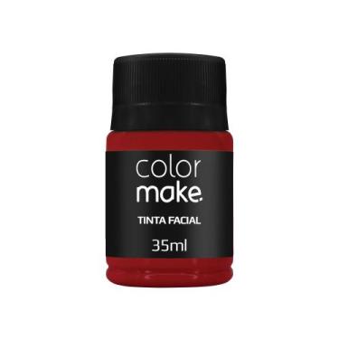 Imagem de Tinta facial 35ml Colormake Maquiagem artística Escola Halloween Circo