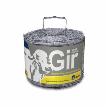 Imagem de Arame Farpado Gir 1,6mm 100 Metros - Proteção E Segurança Para Cercamentos