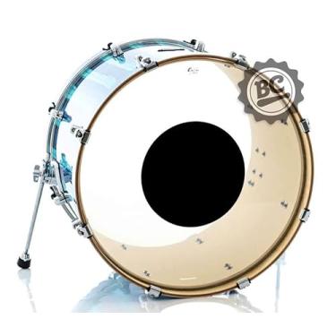 Imagem de Pele Encore Remo CS Clear Bass Controlled Sound 20 de Bumbo com bola central e filme único 10600