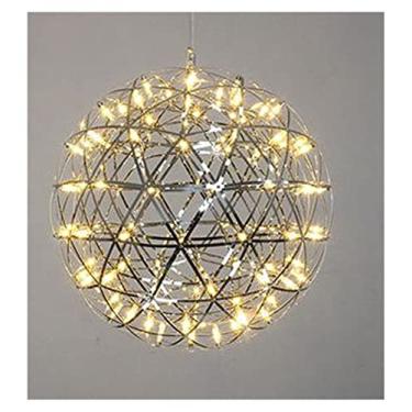 Imagem de Luminária Retro, Lustre Lustre Moderno - Estilo Spark Ball Lamp Quarto Sala de Estar Iluminação Loja de Roupas Escada Luz Decorativa
