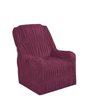 Imagem de Capa de Sofá para Poltrona de 1Lugar Avulsa em Malha Gel/Helanca Elasticada (Vinho)