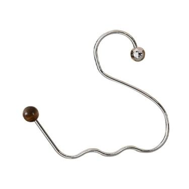 Imagem de Baoblaze Cabide para chapéus, organizador de chapéus, expositor multifuncional, suporte para bonés multiuso, moderno, gancho para armazenamento de chaves,