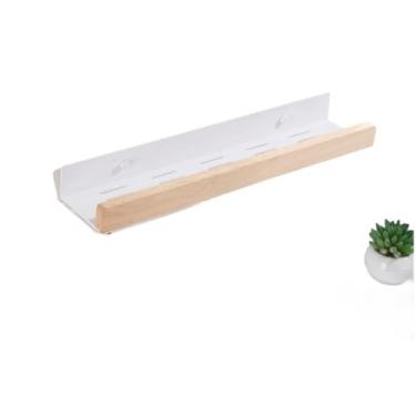 Imagem de Conjuntos de ferragens de banheiro toalheiro suporte de papel barra de toalha gancho prateleira acessórios de banheiro kit branco, barra dupla 50 cm (prateleira de 50 cm)