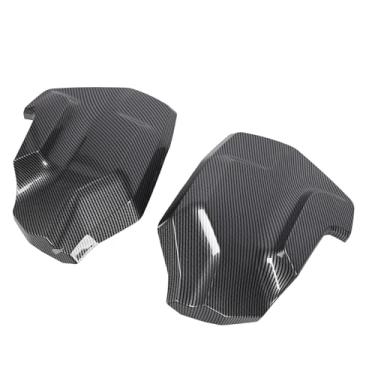 Imagem de Capa de Carenagem Lateral para Radiador Dianteiro, Substituição de Protetor de Radiador Frontal para Motocicleta R1250gs Adventure 2018-2023 (Padrão de fibra de carbono)