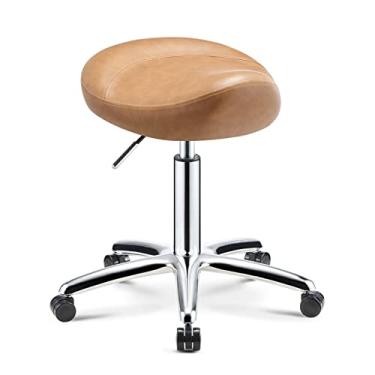Imagem de JMYSD Banqueta ergonômica, cadeira odontológica, banco de beleza, altura ajustável para dentista, salão, massagem, escritório, D, P