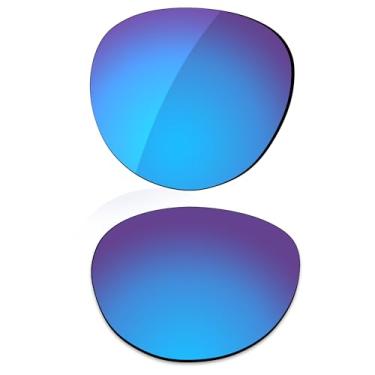 Imagem de LenzReborn Lentes polarizadas de substituição para óculos de sol RayBan Meta Headliner RW4009 50 mm - azul gelo - espelhado polarizado