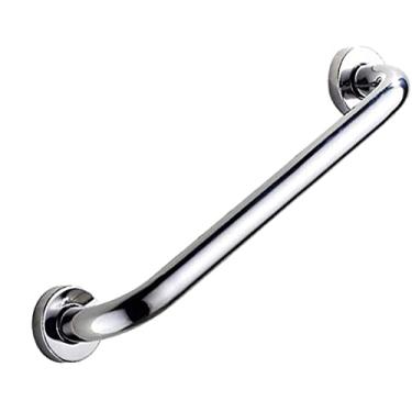 Imagem de Barra de apoio de aço inoxidável para banheiro, chuveiro, polimento, trilhos de suporte de segurança, banheira montada na parede, toalheiro reto para idosos deficientes, banho antiderrapante/50 cm (40