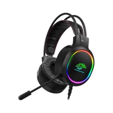 Imagem de Fone de Ouvido Gamer K-Mex Ar43 Rgb Com Microfone