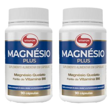 Imagem de Kit 2X: Magnésio Plus Vitafor 90 Cápsulas
