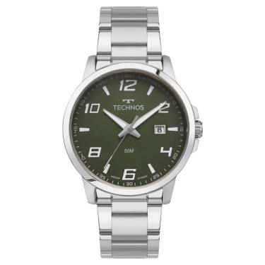 Imagem de Relógio Technos Masculino Ref: 2315lat/1v Racer Prateado