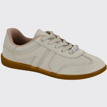 Imagem de Tênis Urban Recorte Brilhos Feminino Cadarço Moleca 5605.472.29664 Branco N° 37-Feminino