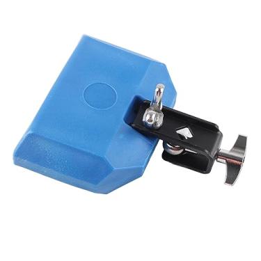 Imagem de RiToEasysports Campainha de Tambor de Plástico, Suporte Ajustável de Liberação Rápida Com Bastão para Amantes de Tambor e Educação de Bebês (Azul)