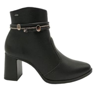 Imagem de Bota Dakota Vertuo Preta Cano Curto Salto Bloco-Feminino