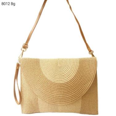 Imagem de Bolsa Carteira Clutch Transversal de Palha / Ráfia 8012 - H2 Bolsas, B