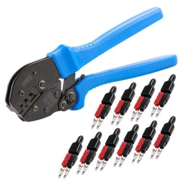Imagem de Ferramenta de crimpagem HKS Ratchet Powerpole, kit de 31 unidades com 