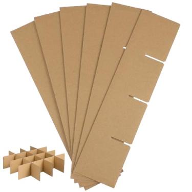 Imagem de SAFIGLE 1 Conjunto de Divisórias de Papelão para Caixas de Mudança, Divisórias de Vidro para Embalagens, Kit de de Papelão para Transporte Seguro E Proteção de Itens Frágeis.