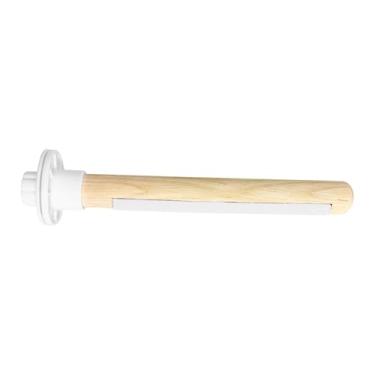 Imagem de Bothyi Poleiro para pássaros, ideal para brincar e descansar, com superfície de areia, para afiar as garras e acessórios de gaiola. 18 cm, Branco