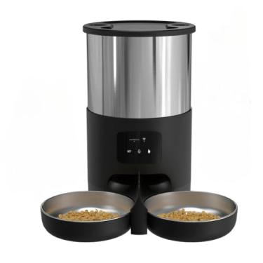 Imagem de Alimentador AutomáTico Pet,Dispensador AutomáTico de RaçãO para Animais de EstimaçãO com Capacidade para 5 Litros (Adequado para CãEs e Gatos)
