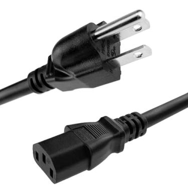 Imagem de FANLIDE Cabo De Alimentação Ca 14Awg Com Certificação Ul; Carregamento Estação Alta Resistência Compatível Jackery Explorer 2000/1500/1000 Pro, Ecoflow, Bluetti Etc.; Universal 125 V 15 A; 3 Pinos 6