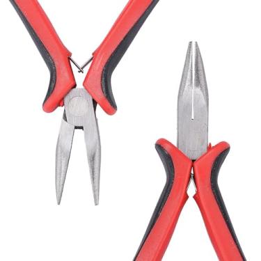Imagem de Mini alicate de ponta de agulha Alicate de joias de aço carbono para dobrar a fixação do fio, embrulhar contas, fazer joias DIY