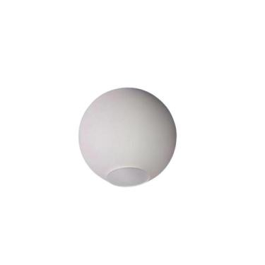Imagem de Globo de Vidro Leitoso Fosco Reposição Para Arandela 20x20 - Cafglass