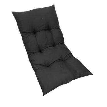 Imagem de Colchonete Futon 120X60 cm Dobrável Enrolável Decorativo Almofada sofá(Preto)