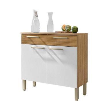 Imagem de Gabinete de Cozinha 0,90 cm 2 Portas Nala Kits Paraná