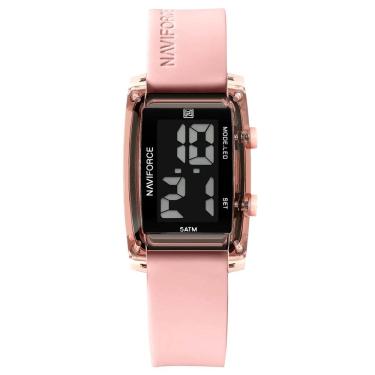 Imagem de Relógio Feminino Classico Quadrado Display Led Digital Design Elegante Impermeavel